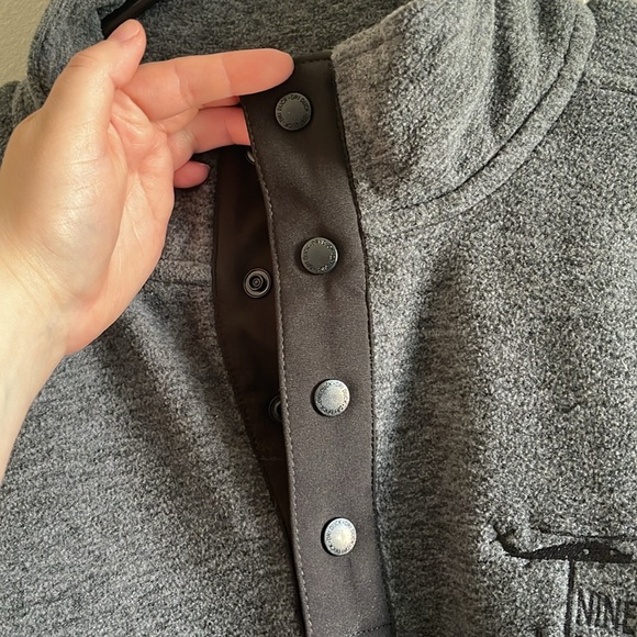 Men's Nine Line Apparel 4 Button Fleece Pullover Size Large | Like new! No flaws - Picture 7 of 8